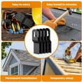 thumbnail image 4 of 5pcs Techo Seguro Enganche Clip, Anclajes de Techo para Protección Caídas Se Conecta A Superficies de Madera, 4 of 7