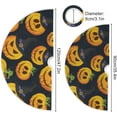 thumbnail image 3 of FMSHPON Halloween Pumpkin Xmas Christmas Tree Skirt Stand Mat for Holiday Party Decoration Indoor Outdoor 48 inches, 3 of 6