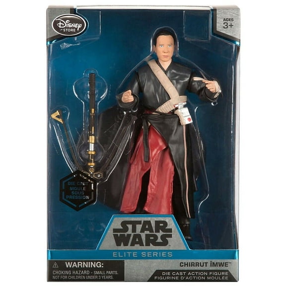 Elite Series Chirrut Imwe Die Cast Action Figure, 6.5 Inch Collectible