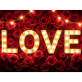 thumbnail image 4 of Valentine Roses Love Backdrop Romantic Decorative Banner Party Celebration Wedding Background Anniversary Event Photography Props, 4 of 8
