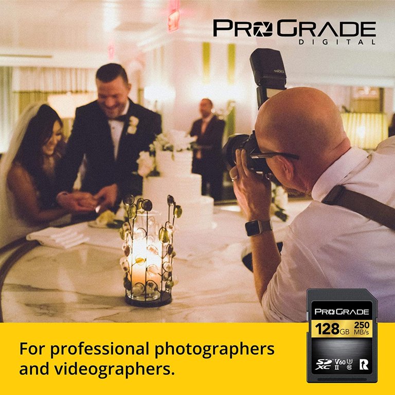 ProGrade Digital 128GB UHS-II V60 SDXC Memory Card - Walmart.com