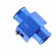 thumbnail image 1 of Universal Metal Hose Water Temperature Sensor Adapter to Blue Hose, Accurate Water Temperature Sensor Adapter for Most Vehicles with 2 Clamps, Made of  Metal, Easy, 1 of 7