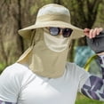 thumbnail image 1 of Sombrero grande para el sol para hombre, protección solar al aire libre, pesca, montañismo, sombrero de pescador, cara, 1 of 6