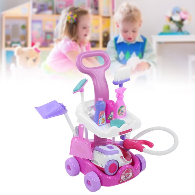 Juego de limpieza de simulación, juego de limpieza del hogar, juego de rol preescolar, juguete de limpieza del hogar, diseño revolucionario