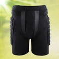 thumbnail image 1 of OUNONA Riding Protective Gear Impact Resistance Black Sports Pants 1Set, 1 of 8