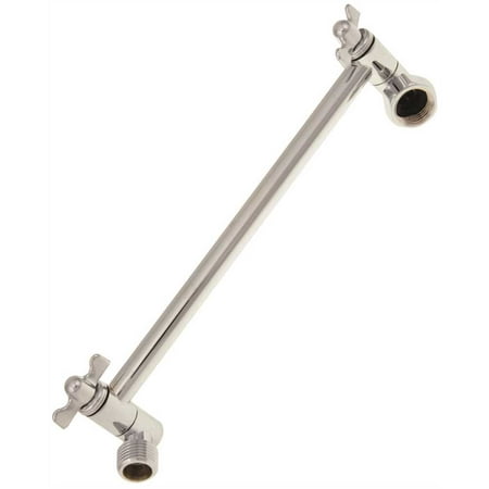 National Brand Alternative 194098 Adjustable Shower Arm 1/2 Ips X 12 Long C...