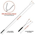 thumbnail image 6 of Marshmallow Roasting Sticks Extra Long Grilling Sticks 304 Stainless Steel, 6 of 9