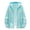 Light Blue, variant on Unisex Holographic Iridescent Sun Protection Hooded Jacket Color Changing Lightweight Thin Windbreaker For Summer Street Style And Outdoor Events,Light Blue,XL