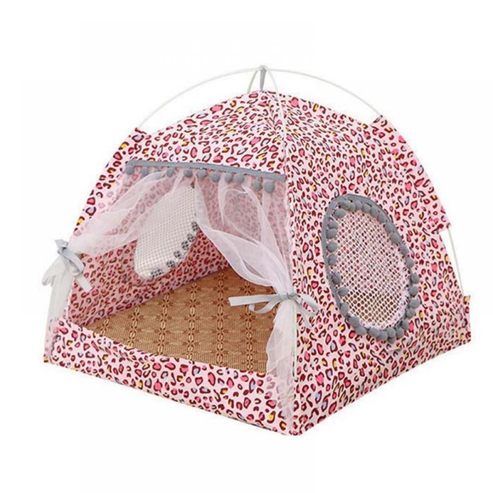 Cat Tent Cave Bed for Small Dog With Removable Washable Cushion Pillow