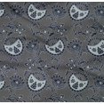 thumbnail image 4 of oneOone Coton Bio Popeline Sergé Feuilles & Motifs Floraux Imprimés BTY 42 Pouces de Large, 4 of 4