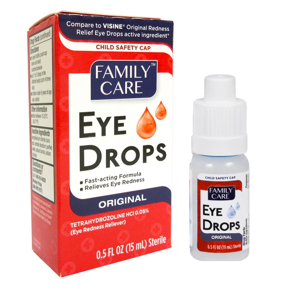 Eye Drops Relief Lubricant Itchy Redness Soothe Irritated Refresh