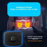Abdominal Workout Belt, 6 Modes, 19 Levels, USB Rechargeable, Portable Abs Stimulator, for Muscle Toning & Fitness