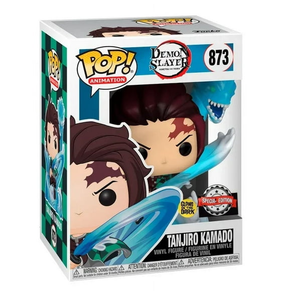FUNKO POP Animation Demon Slayer TENJIRO KAMADO 873# Glows In The Dark Toys MINI NEZUKO In Box 883# Vinyl Figure Model Doll Toy