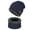Blue, variant on Ilfioreemio Unisex Warm Cable Knit Hat, Scarf & Glove Set, 2-Piece