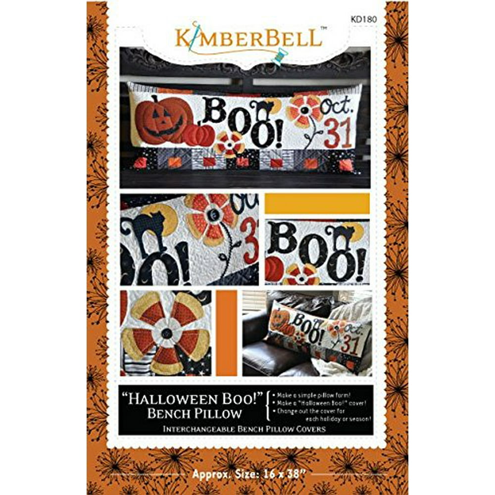 Kimberbell Halloween Boo! Bench Pillow Pattern - Walmart.com - Walmart.com