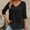 *Black, variant on ClodeEU Women's French Bohemian Lace Trim Blouse ,Casual Short Sleeve Top with Cutout Embroidery White,Womens Plus L