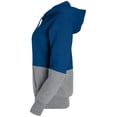 thumbnail image 4 of Holloway Sportswear M Womens Ration Hoodie Royal/Charcoal Heather 229378, 4 of 4