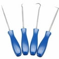 thumbnail image 3 of HEVIRGO 4Pcs/Set Car Vehicle Pick Hook Set Gasket Scraper O Ring Seal Removal Puller, 3 of 9