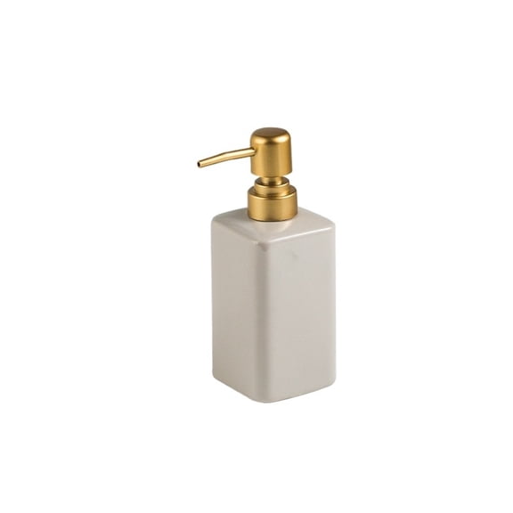 Ceramic Soap Dispenser With Pump Lotion Liquid Dispenser For Shampoo Bathroom Kitchen