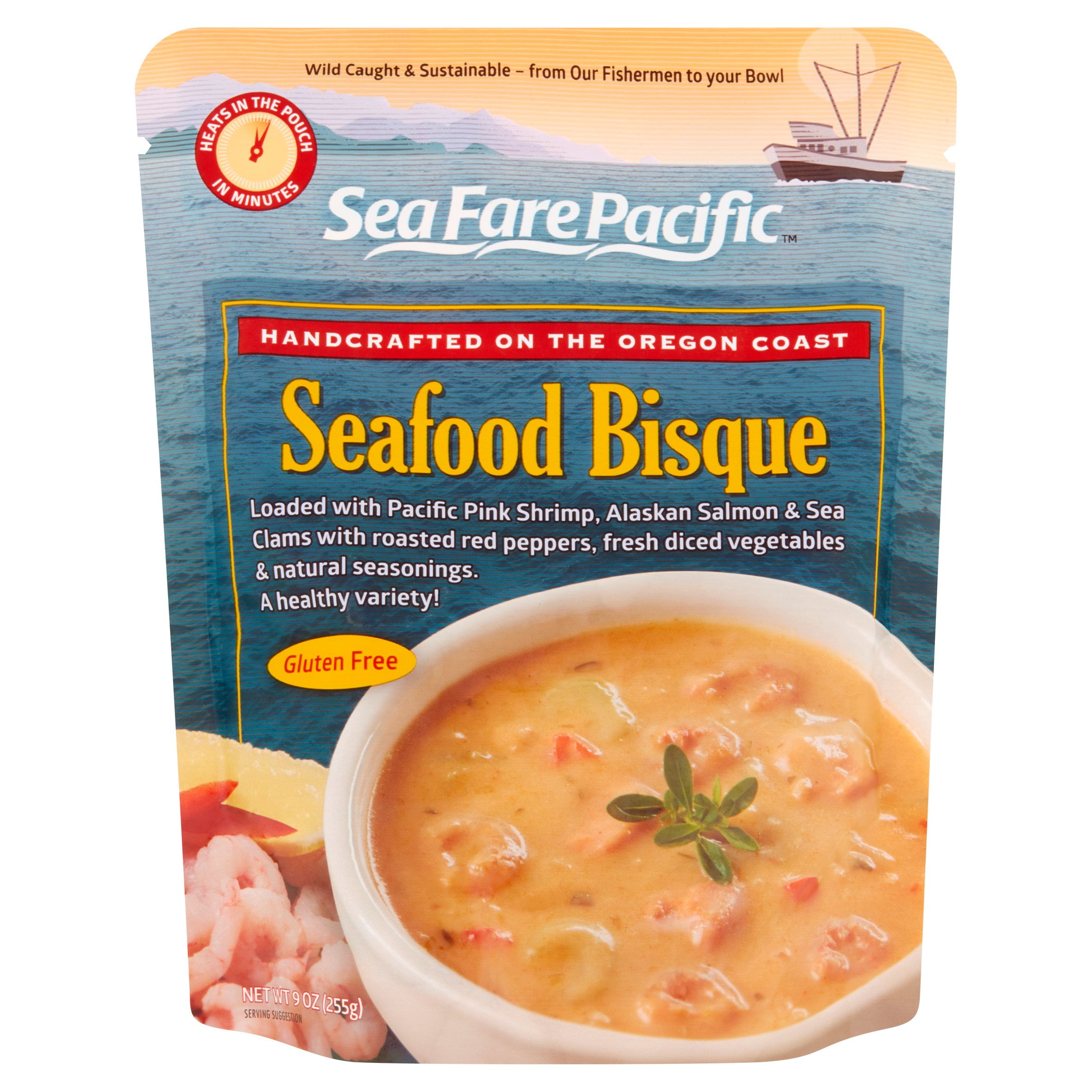 Sea Fare Pacific Seafood Bisque 9 oz by Oregon Seafoods
