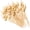 Wooden, variant on GUSTO 4.7" Gold Pearl Toothpicks Wood Cocktail Picks for Appetizers, 150-Pack