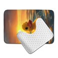 thumbnail image 6 of Yiaed Cartoon Swimming Yellow Duck Print Bathroom Mat Set 2 Pieces Mat Anti-Skid Pad Ultra Soft and Absorbent Bathroom Bath Mat Contour Bath Rugs for Toilet Base, 6 of 6