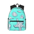 thumbnail image 1 of Easygdp Seashell And Starfish Mochila Casual para Portátil, Mochila para Escuela, Viajes, Negocios, 1 of 6
