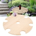 thumbnail image 4 of Wine Bottle Glass Tray, Wine Glass Drying Rack Desktop Portable 1 Bottle 6 Glasses For Barbecue, 4 of 8