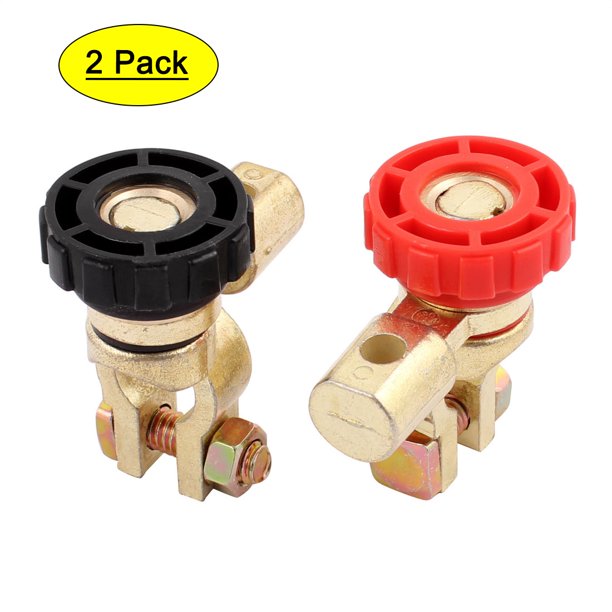 2Pcs Battery Isolator Rotary Cut Off Switch Quick Disconnect Terminal