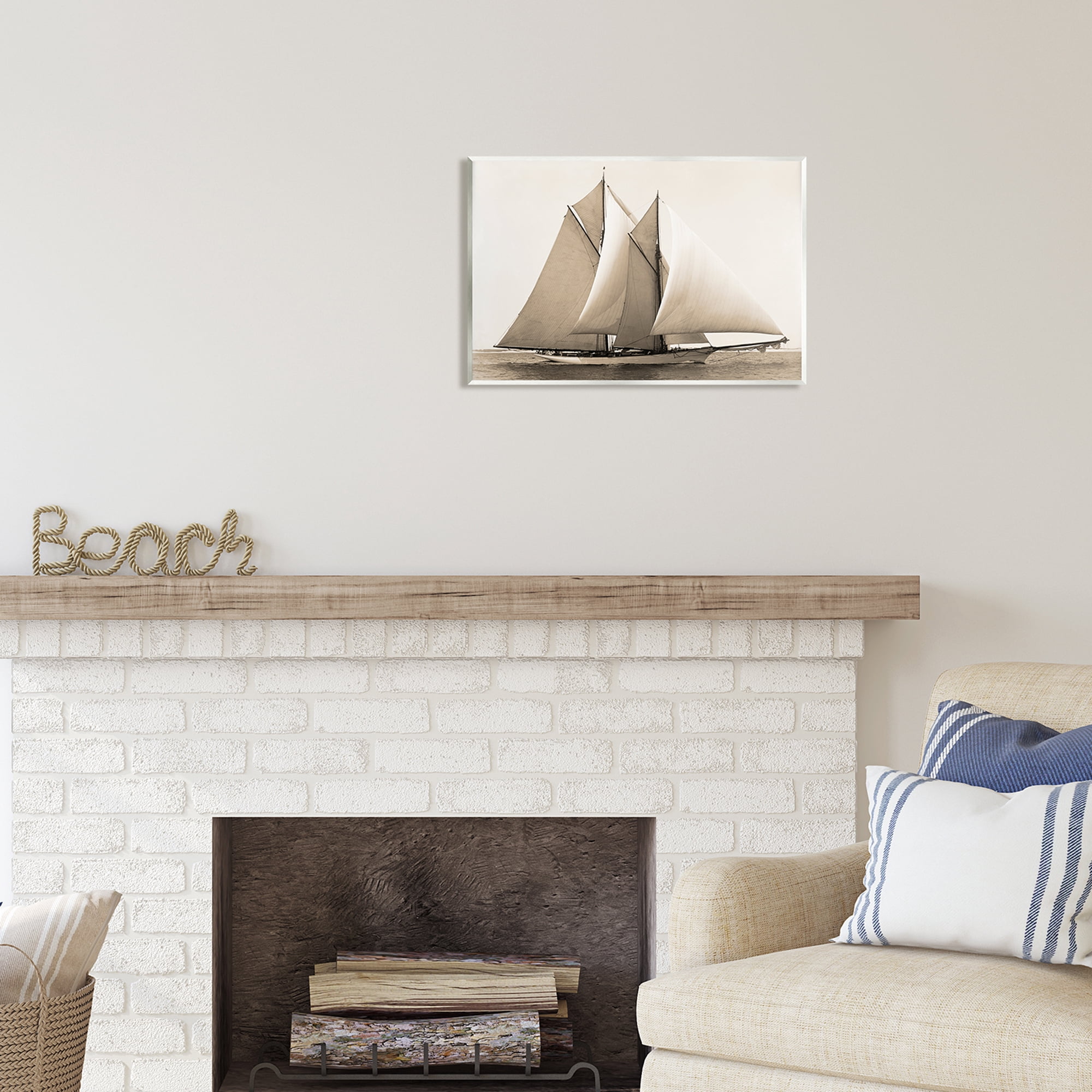 Stupell Industries Nautical Ship Photography Transportation Photography Unframed Art Print Wall Art, 19 x 13