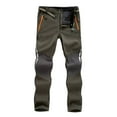 thumbnail image 4 of Trousers Water Resistant Lined Fleece Cycling Pants for Men Green XXL, 4 of 6
