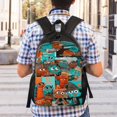 thumbnail image 6 of Amazing World of Gumball Backpack Cute Anime Large Capacity Multifunction Backpacks Lightweight Sports Travel Laptop Bag Daypack 16In, 6 of 7