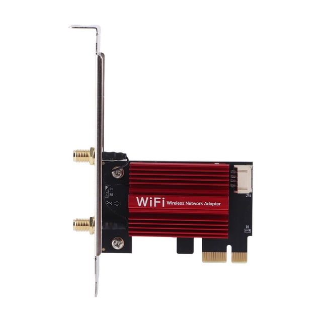 M Buder Tarjeta WiFi PCIE 1200Mbps Adaptador de Red Inalámbrico Doble Banda 2.4G 5G con Bluetooth 4.0 Antenas de Alta Ganancia 10dBi Compatible con Windows 7 8 10 11 para PC de Escritorio (20 cm)