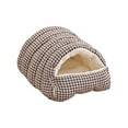thumbnail image 3 of Bzdzmqm under $5 2Pcs Pet Bed, Removable Washable Pet Bed, Winter Warm Cat House, Enclosed Dog Bed, Plush Pet Nest, Thickened Fleece Mat, Small Medium Dog Bed, Orthopedic Pet Cushion, Soft Cat Cave, 3 of 9
