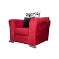 thumbnail image 2 of Sillon con cojines comodos moderno vanguardista vintage maya roja R21 R21 Muebles Maya Moderno Sillon, 2 of 2