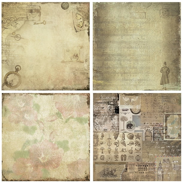 24pcs 6 Inch Diy Photo Album Scrapbook Card Production Background Paper Single Sided Pattern Paper Scrapbooking Background Craft Card Walmart Com Walmart Com