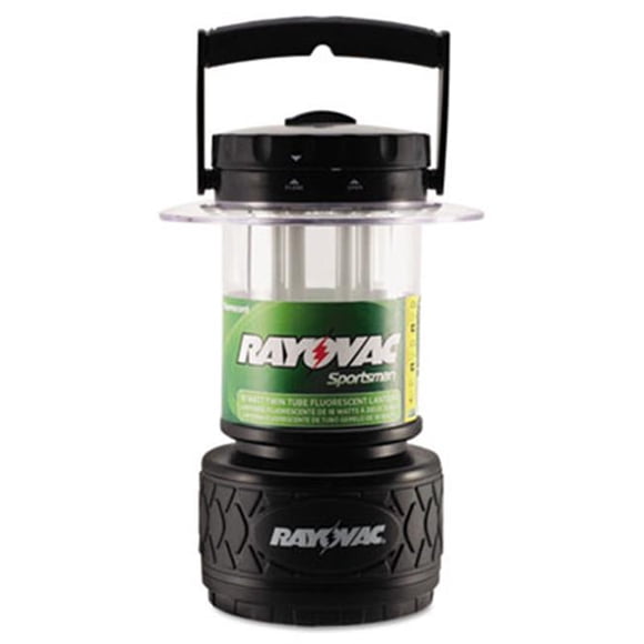 Rayovac SP8DTP4 Lantern, Fluorescent Bulb, Black