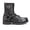 Black, variant on Milwaukee Leather MBM9042 Men's Black Ruf Leather Short Harness Motorcycle Boots w/ Inside Zipper 11