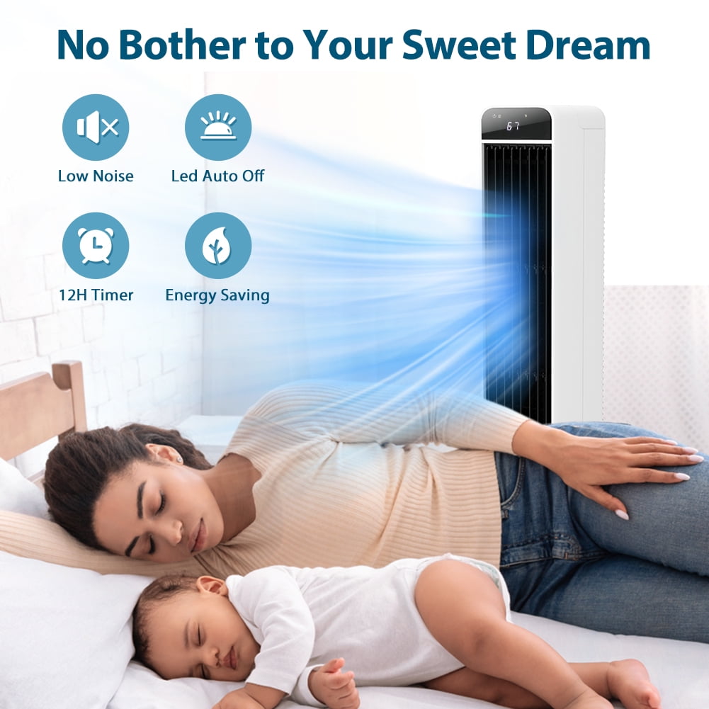 PRO CHOICE Portable Air Conditioner with Humidifier, White