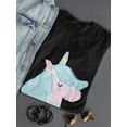 thumbnail image 3 of Unicorn Mystery Animal Fantasy Shaped Tee Women's -Image by Shutterstock, 3 of 4