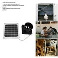 thumbnail image 4 of Solar Powered Fan, Solar Panel Exhaust Fan Strong Wind Power 6 Inch Fan Energy Saving 20W  For Pet Dog Chicken House, 4 of 8
