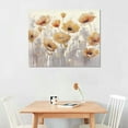 thumbnail image 2 of Nawypu  Poppy Flower Canvas Wall Art: Floral Picture  Blossom Wildflower Print Painting Decor Horizontal Gold Foil Textured Bedroom Living Room Artwork, 2 of 4