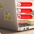 thumbnail image 6 of Sticker Mania Outdoors Sticker Decals - Fun Decal Set, Weather Resistant Vinyl Sticker, Water Resistant Sticker, Set Of 3 Modern Stickers, 6 of 7