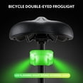 thumbnail image 4 of LED Bicycle Frog Lights, Silicone Waterproof Night Riding Safety Warning Lights for Road & Mountain Bikes, Front and Rear Cycling Tail Lights with 3 Flashing Modes, 4 of 8