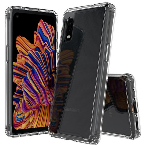 Case for Galaxy XCover Pro, Clear [Aquaflex] Transparent Flexible TPU [Shock Absorbing] Cover for Samsung Galaxy XCover Pro Phone (SM-G715)