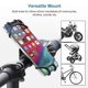 thumbnail image 2 of Bike Phone Holder Bicycle Mobile Cellphone Holder Motorcycle Suporte Celular Compatible For Iphone Samsung, 2 of 5