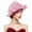 🔥 Pink_New#1015, variant on Women's Tea Party Hat | Elegant Faux Linen Design | Wide Brim for Sun Protection | Versatile for Weddings, Garden Parties & Derby | Lightweight & Comfortable | Multiple Colors | 11.81x11.81x3.94