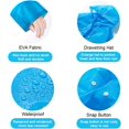 thumbnail image 5 of Imperméable Longueur 110cm * 55cm, [3 pack] Imperméable Réutilisable en EVA Unisexe avec Capuche pour Hommes et Femmes, 5 of 5
