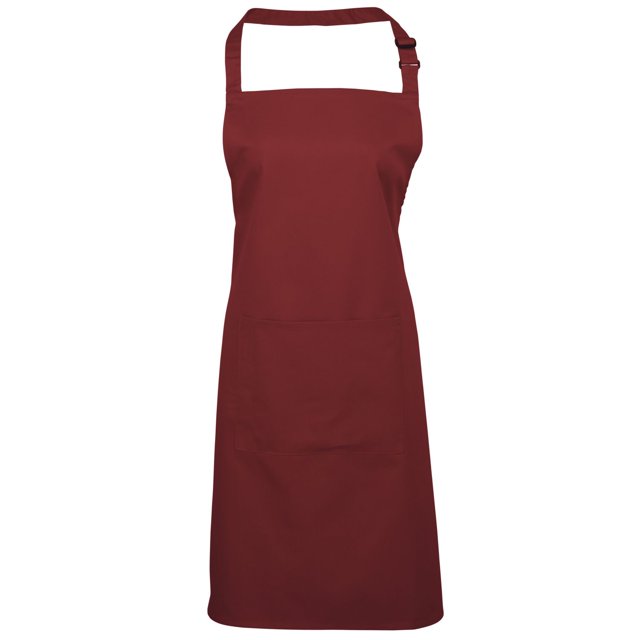 Premier Ladies/Womens Colours Bip Apron With Pocket / Workwear
