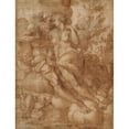 thumbnail image 2 of Francesco de' Rossi 19x24 Gold Ornate Framed and Double Matted Museum Art Print Titled - Jupiter and Io (Mid-16th Century), 2 of 4